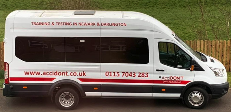D1 Minibus training course learn to drive with Accidont